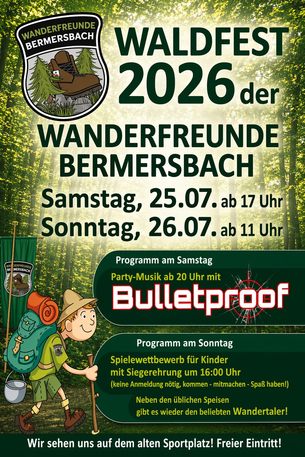 Save the Date — Waldfest 2026