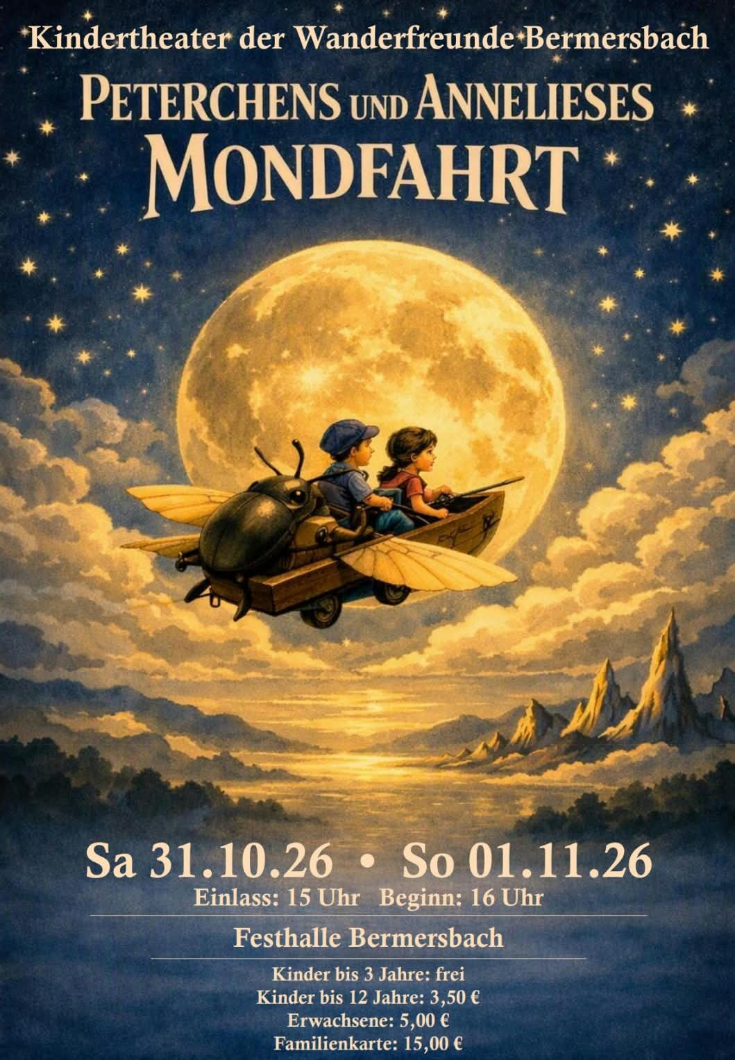 Theater 2026 — Peterchens und Annelieses Mondfahrt